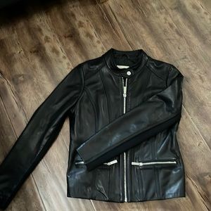 Beautiful Large  Micheal Kors biker jacket